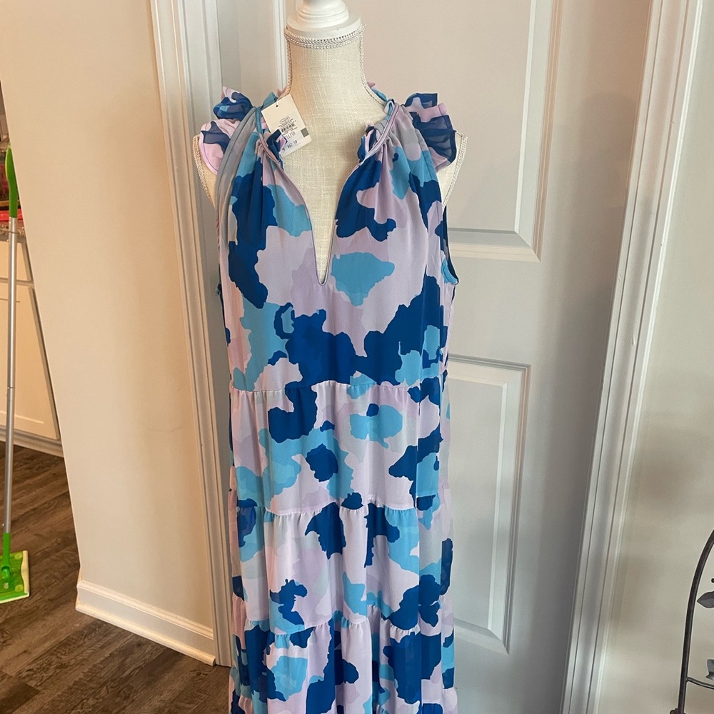 NWT Mud Pie Indy Sleeveless Maxi Dress